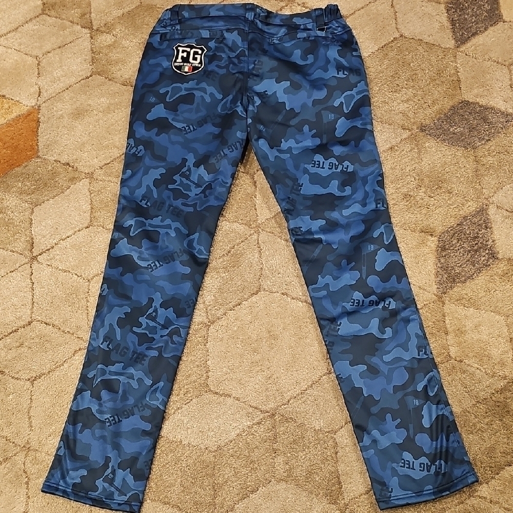 NWOT Men's FILA GOLF camouflage print bonded pants - Picture 2 of 2